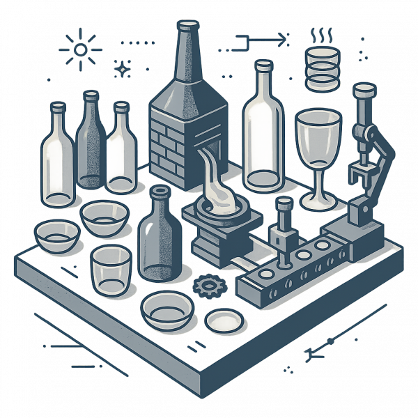 Glass production