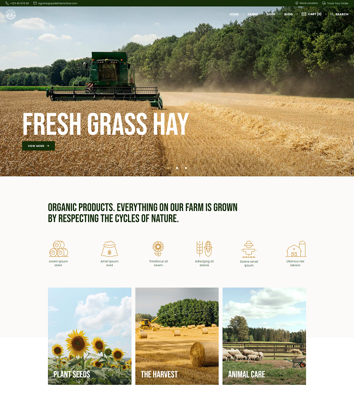 Plateformes web pour les exploitations agricoles