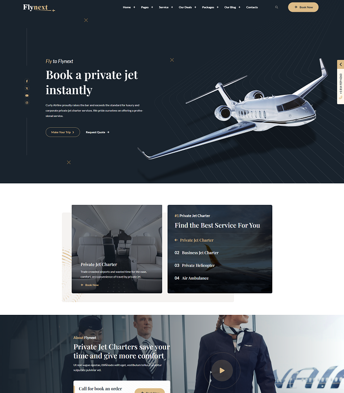 Plateformes web pour l'aviation privée