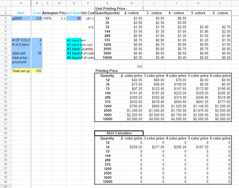 Calculateur basé sur Excel d